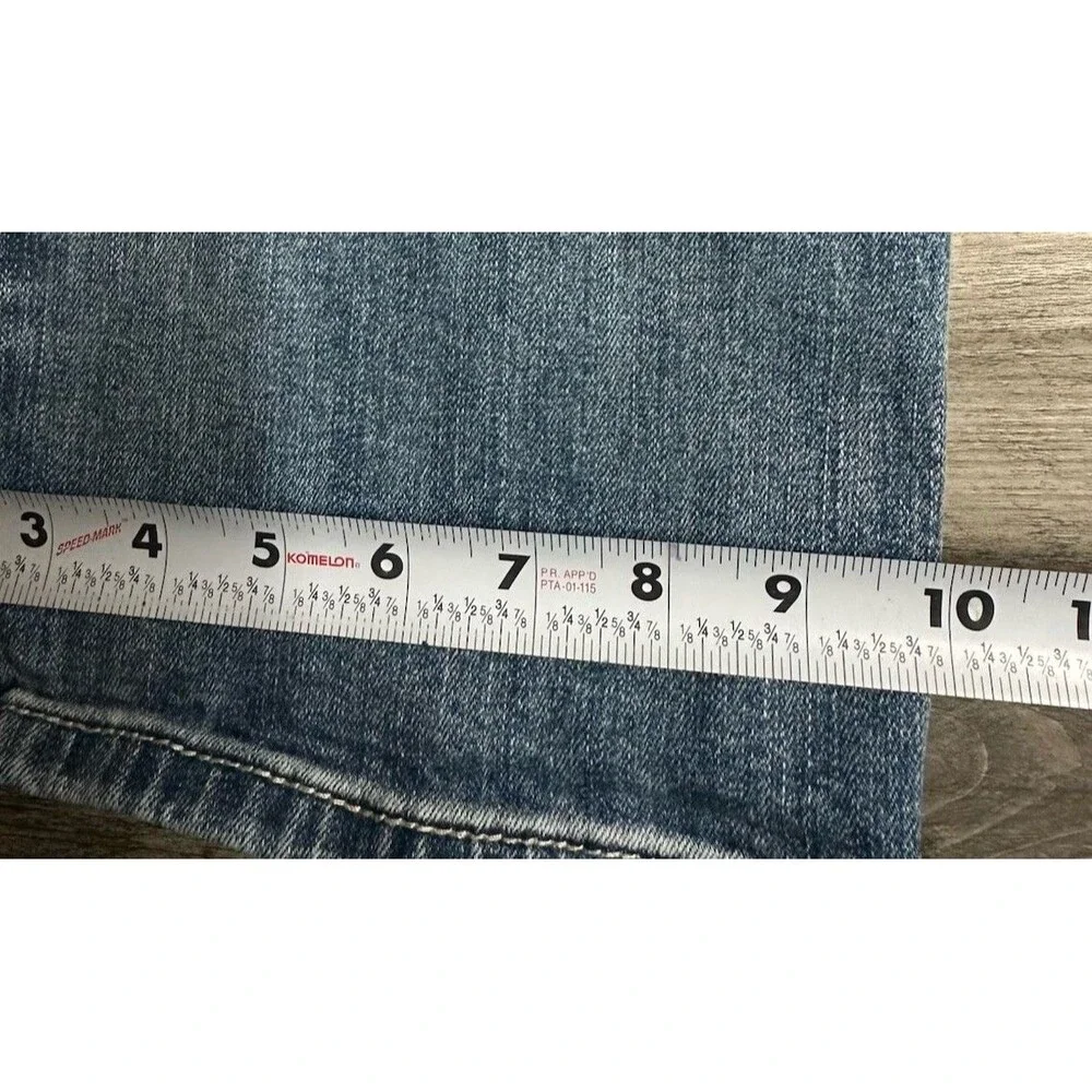 Rock & Roll Denim Vintage 46 Revolver Jeans Mens 42x30 Slim Straight Blue